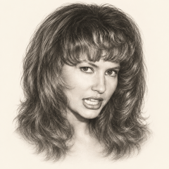Graphite portrait of Ashlyn Gere