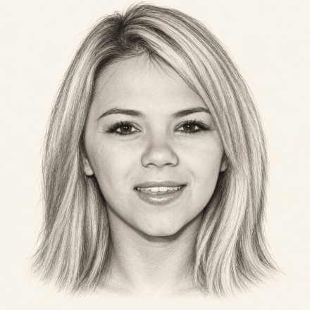 Graphite portrait of Ashlynn Brooke