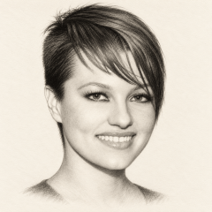 Graphite illustration of Belladonna