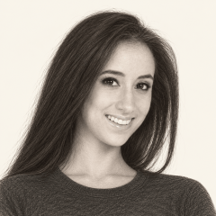 Pencil illustration of Belle Knox (Miriam Weeks)