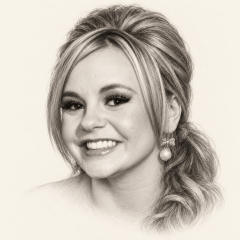 Graphite portrait of Bree Olson