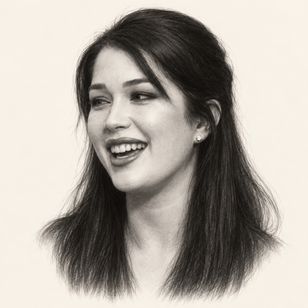 Graphite portrait of Evelyn Claire