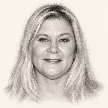 Graphite portrait of Ginger Lynn