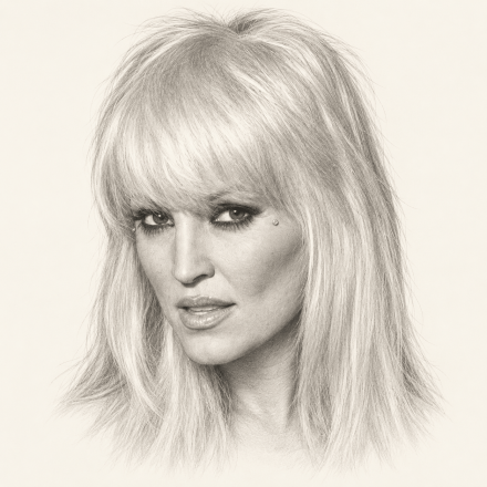 Graphite portrait of Janine Lindemulder