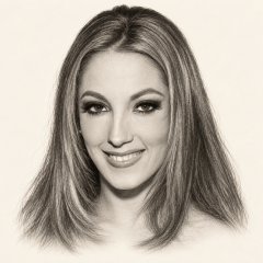 Graphite portrait of Jenna Haze