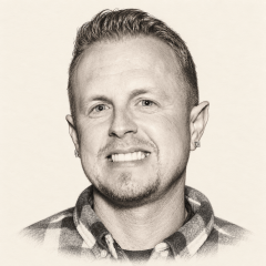 Graphite illustration of Jules Jordan