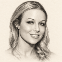 Graphite illustration of Kayden Kross