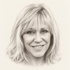 Pencil portrait of Marilyn Chambers