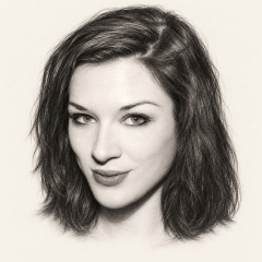 Graphite portrait of Stoya