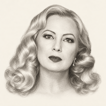 Graphite portrait of Traci Lords